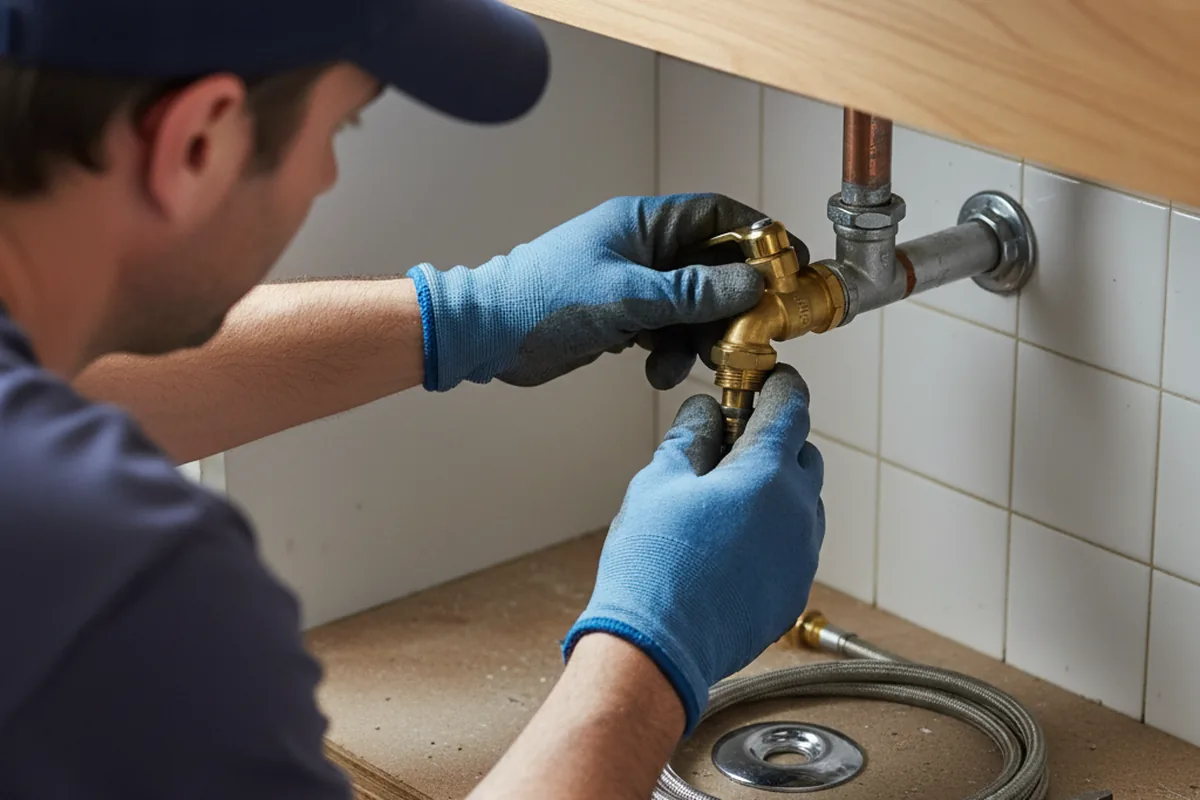 Shutoff valve and fitting work during Faucet and Fixture Repair in Wauchula